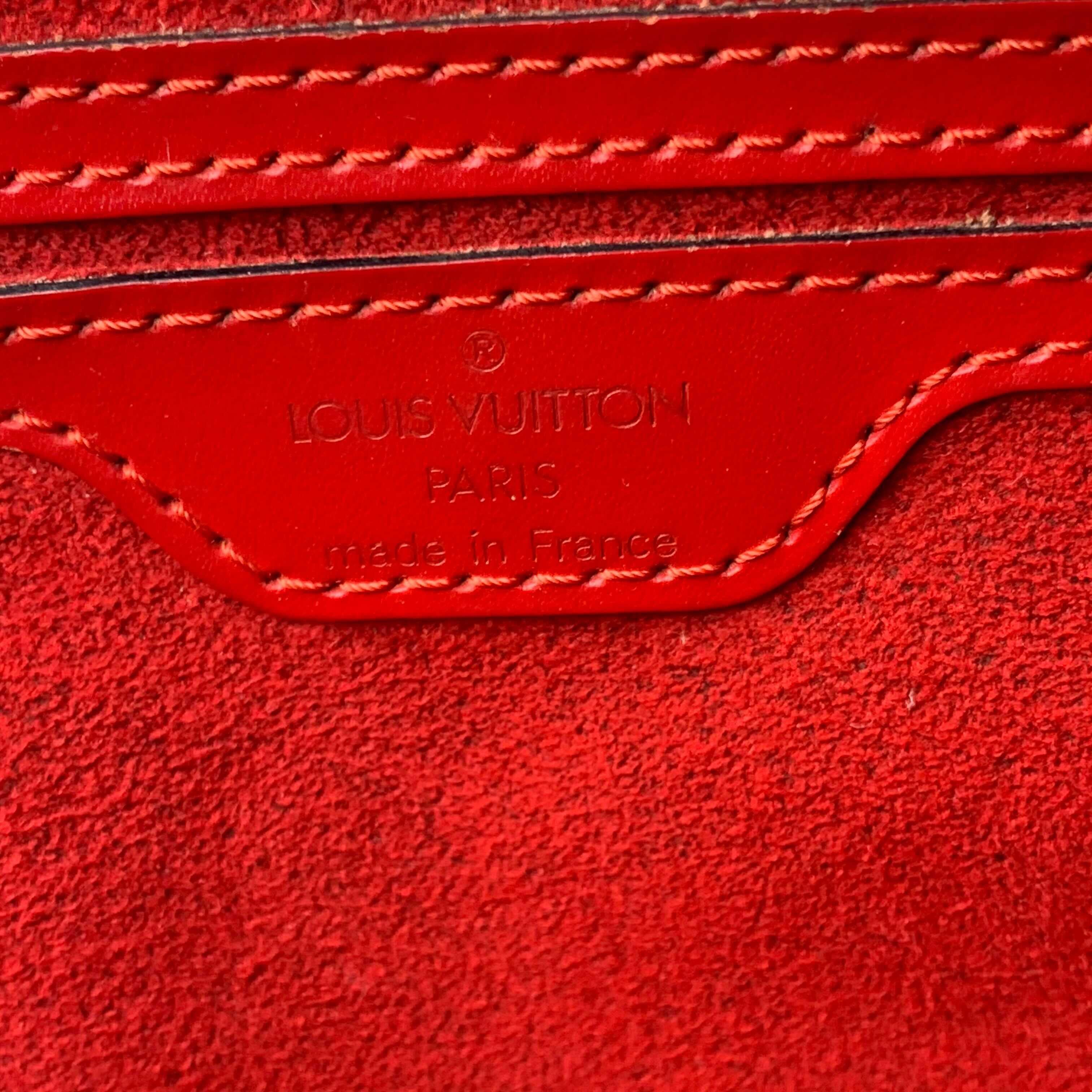 LOUIS VUITTON Saint-Jacques Shoulder bag in Red Leather 2