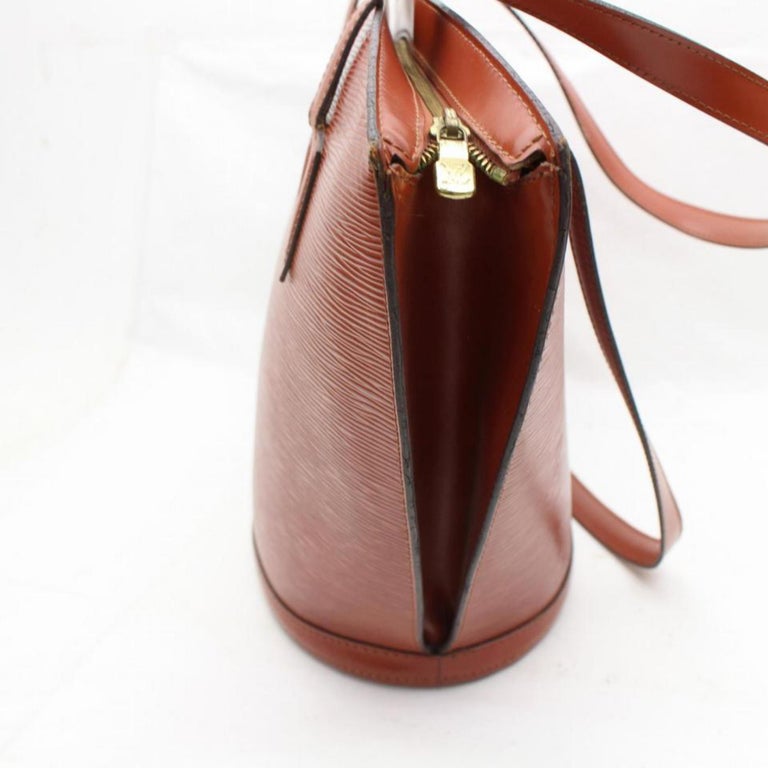 Louis Vuitton Red Epi Leather Lussac Shoulder Bag For Sale at 1stDibs