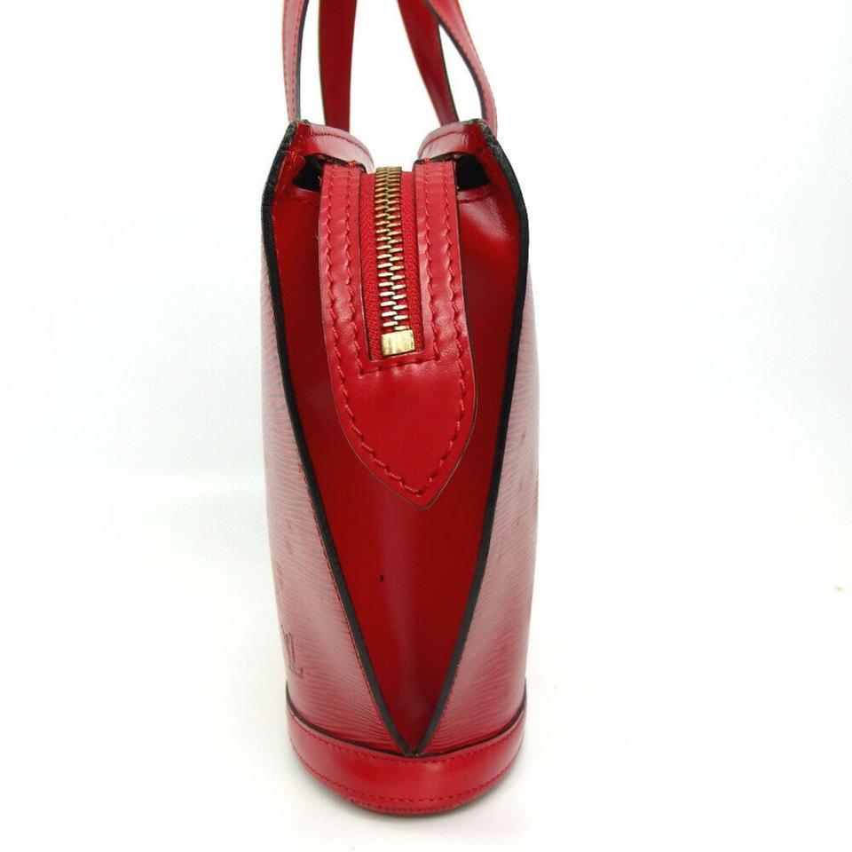 Louis Vuitton Saint Jacques Zip Tote 860018 Red Epi Leather Shoulder Bag 2