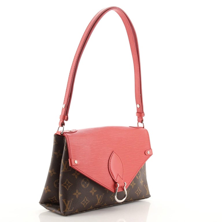 Louis Vuitton Saint Michel Handbag Monogram Canvas and Epi Leather at  1stDibs