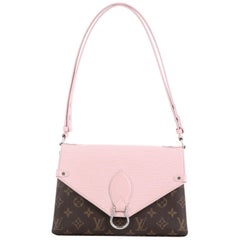 Louis Vuitton Saint Michel Handbag Monogram Canvas and Epi Leather Louis Vuitton Saint Michel Handbag Monogram Canvas and Epi Leather