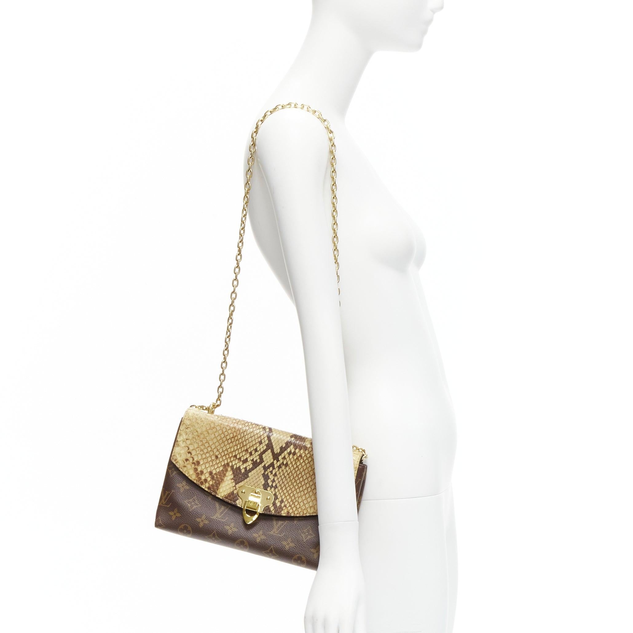 LOUIS VUITTON Saint Placide brown monogram scaled leather flap bag
Reference: TGAS/D00690
Brand: Louis Vuitton
Model: Saint Placide
Material: Canvas, Leather
Color: Brown, Beige
Pattern: Animal Print
Closure: Magnet
Lining: Brown Leather
Extra