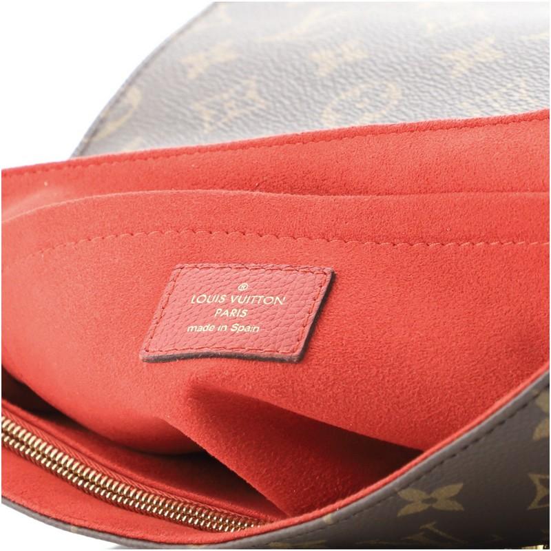 Brown Louis Vuitton Saint Placide Handbag Monogram Canvas and Leather