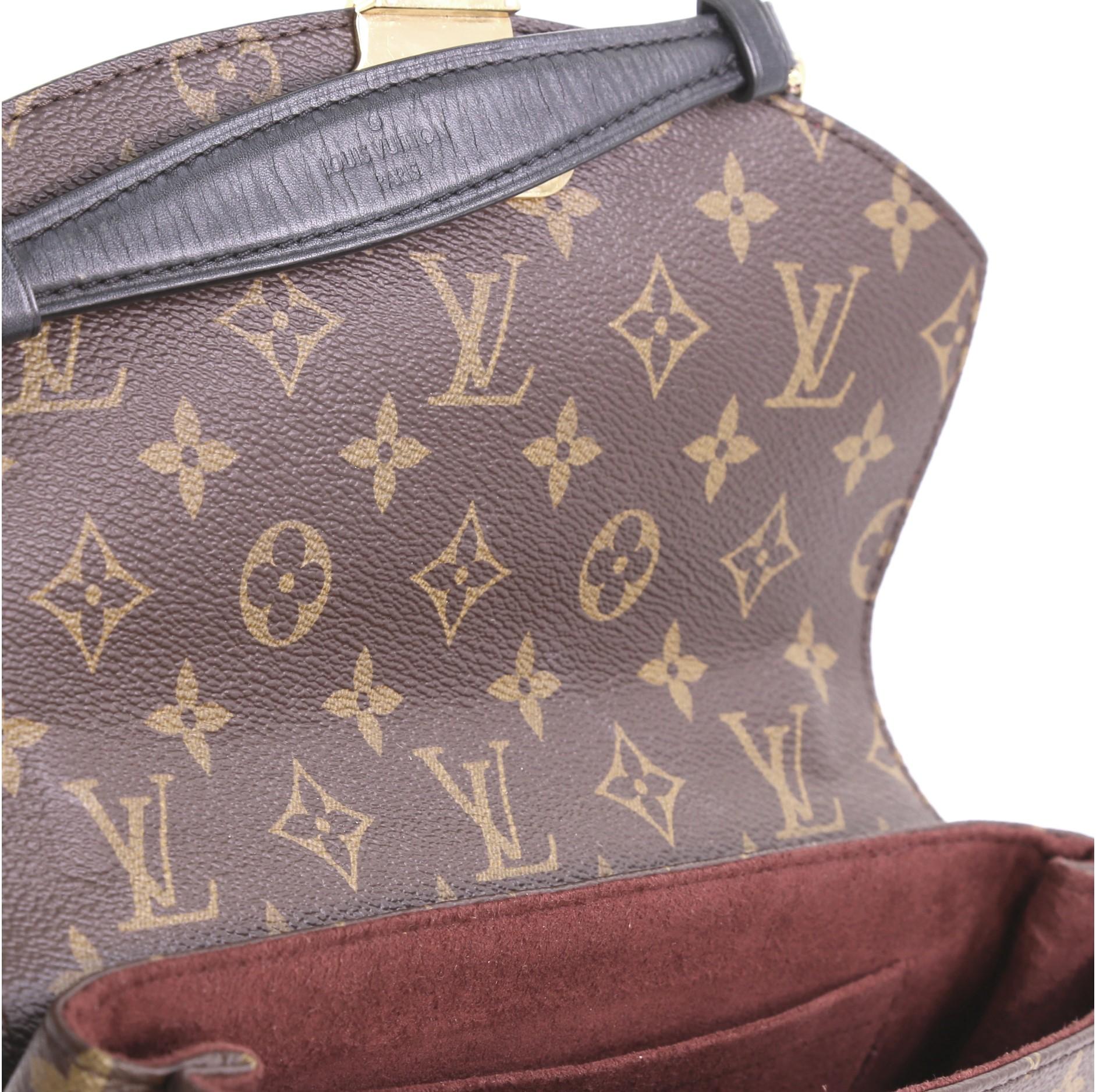 Louis Vuitton Saint Placide Handbag Monogram Canvas and Leather In Good Condition In NY, NY