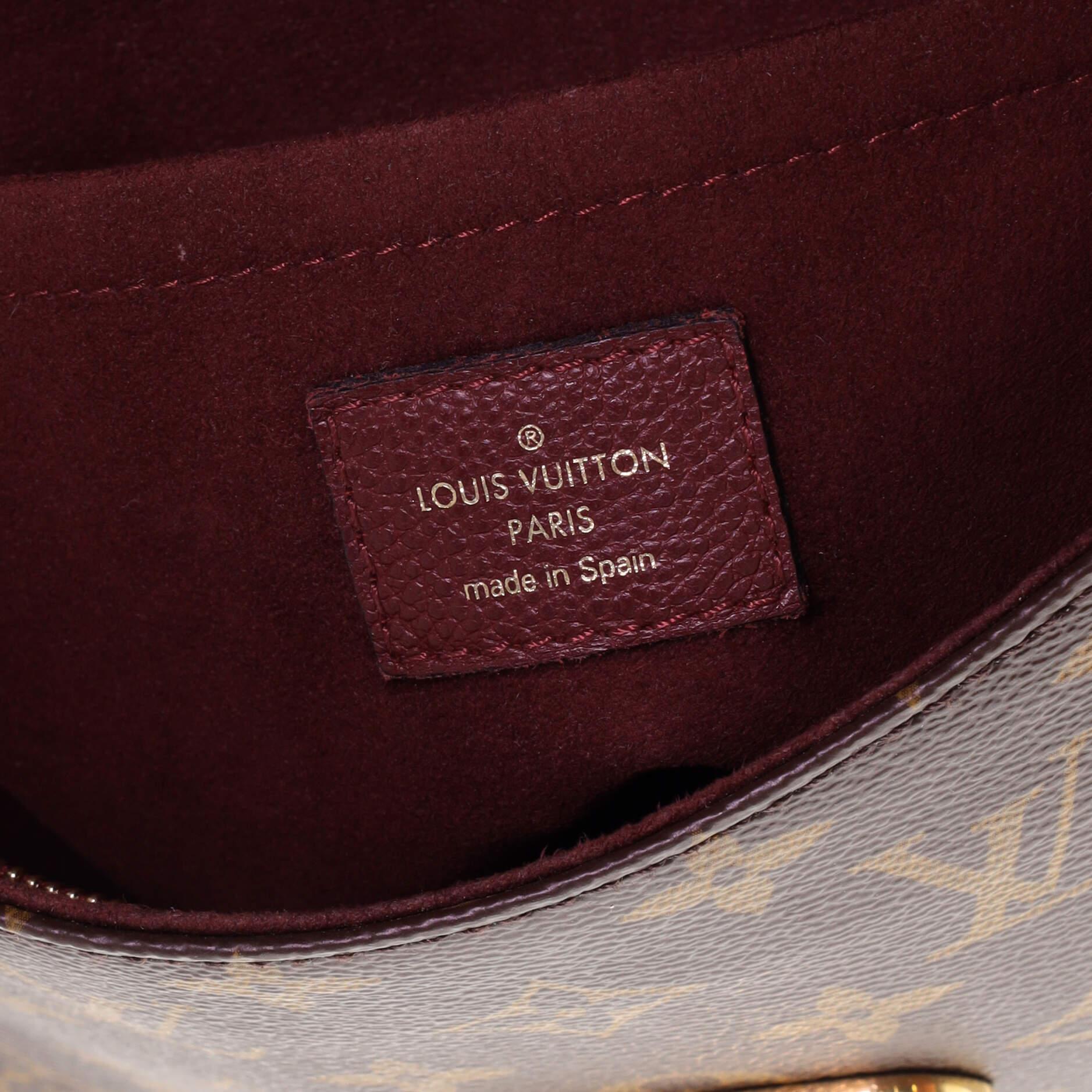 Louis Vuitton Saint Placide Handbag Monogram Canvas and Leather 1