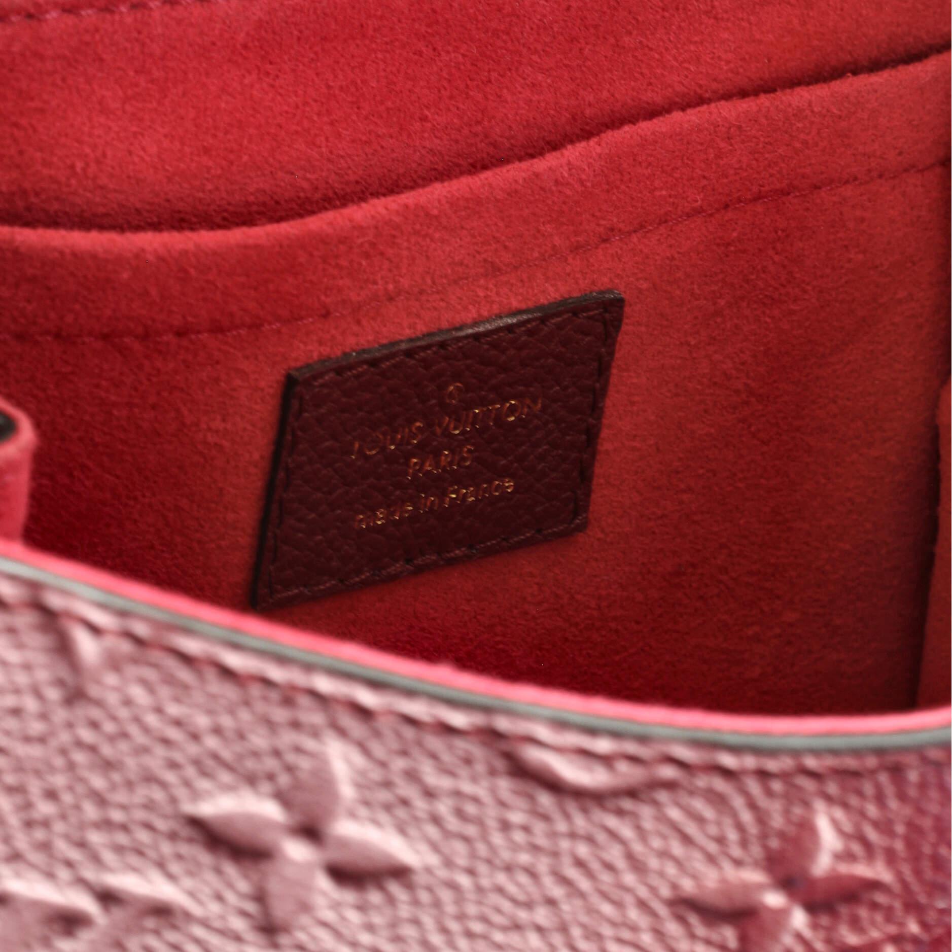 Women's or Men's Louis Vuitton Saint Sulpice Handbag Monogram Empreinte Leather BB