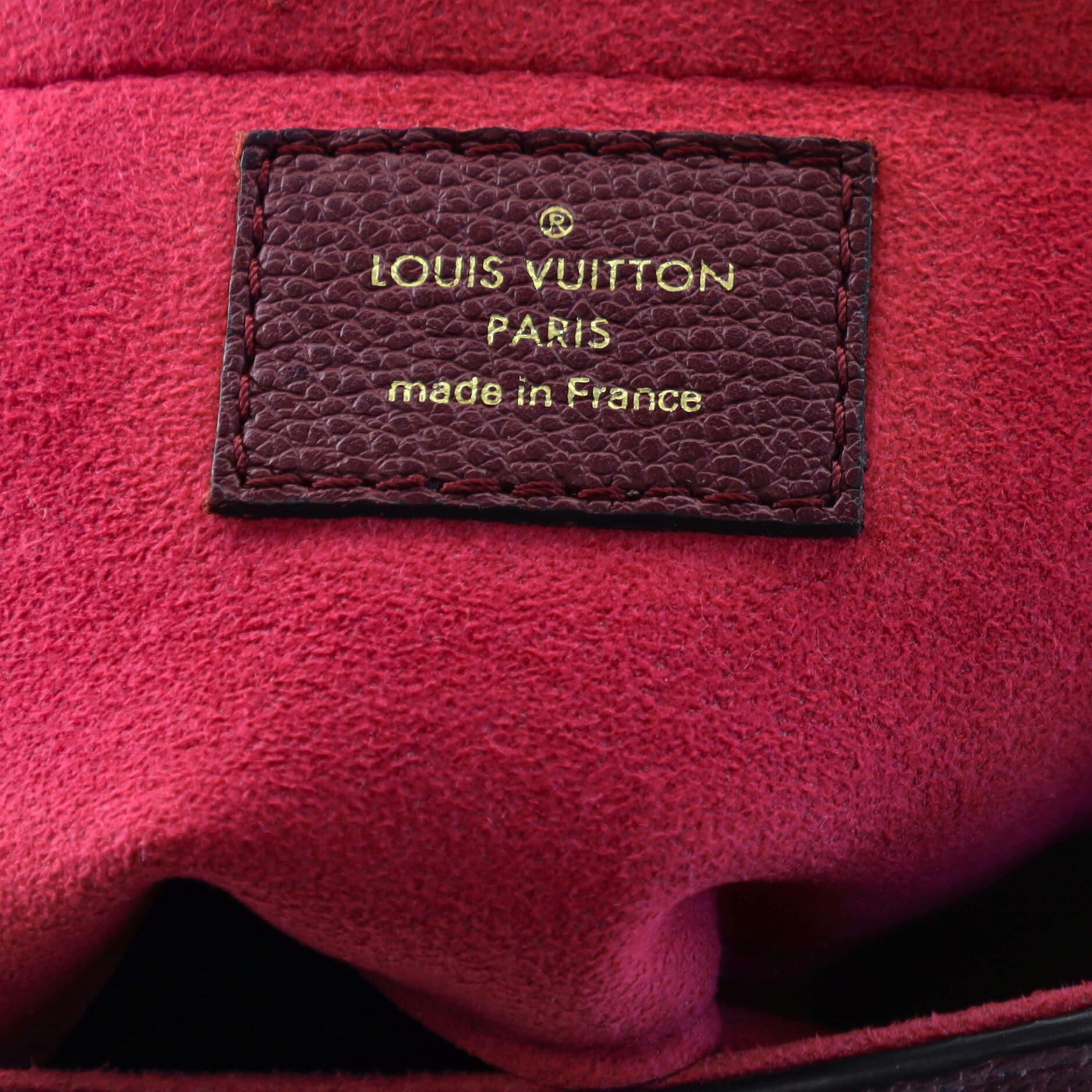 Louis Vuitton Saint Sulpice Handbag Monogram Empreinte Leather BB 1
