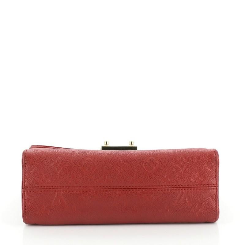 Women's or Men's Louis Vuitton Saint Sulpice Handbag Monogram Empreinte Leather PM