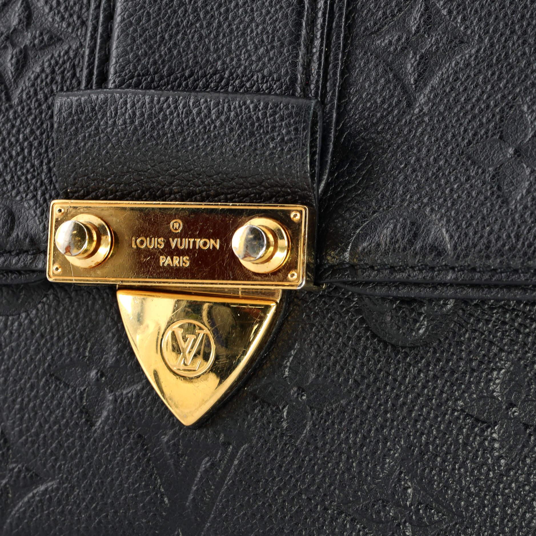 Louis Vuitton Saint Sulpice Handbag Monogram Empreinte Leather PM 4