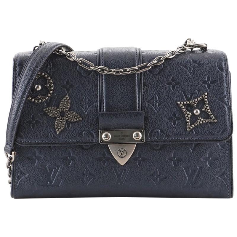 Louis Vuitton Saint Sulpice Handbag Pins Monogram Empreinte Leather PM