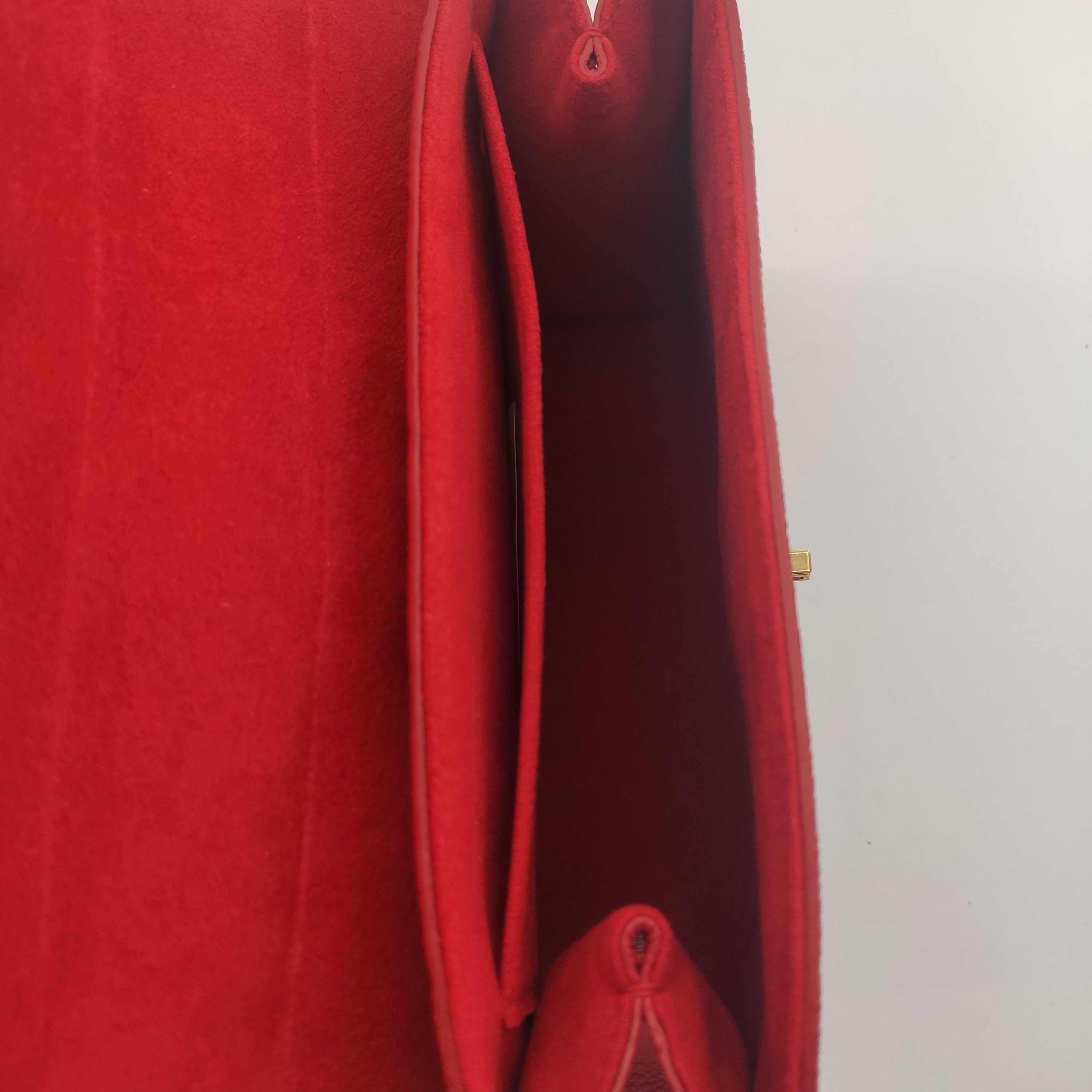 Women's LOUIS VUITTON Saint Sulpice Shoulder bag in Red Leather