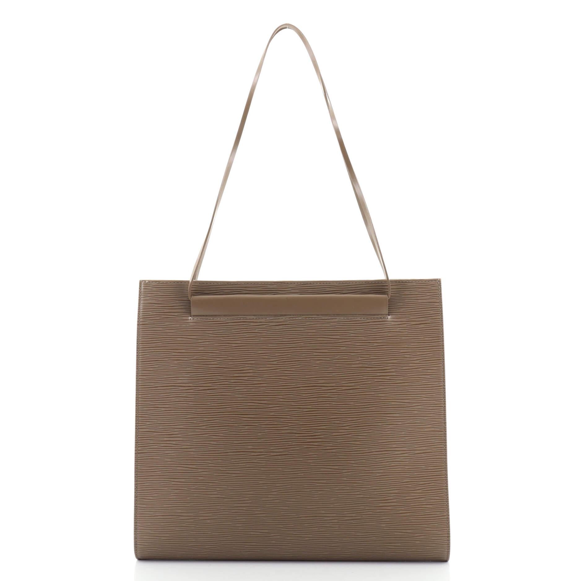 Louis Vuitton Saint Tropez Handtasche Epi Leder (Braun)