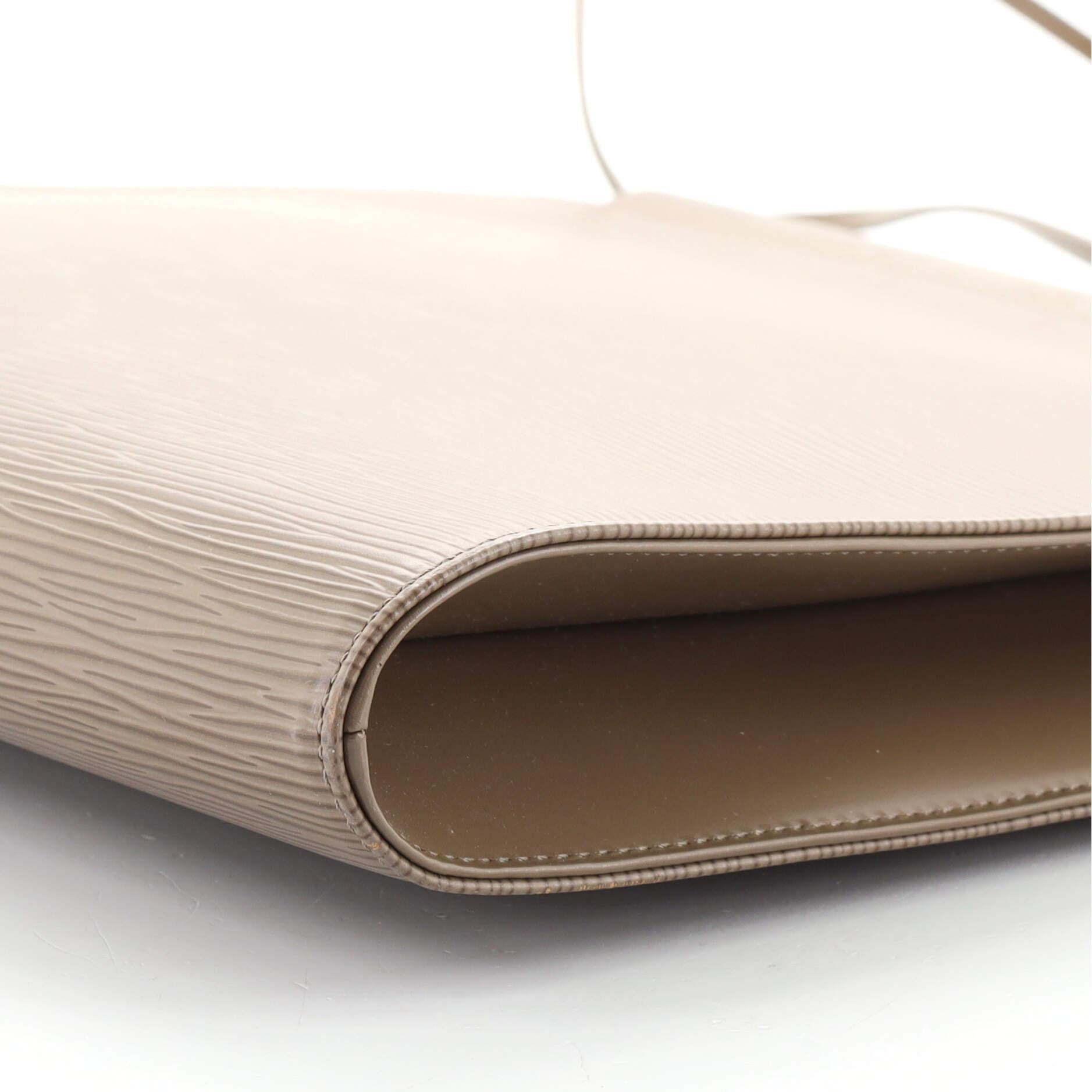 Brown Louis Vuitton Saint Tropez Handbag Epi Leather
