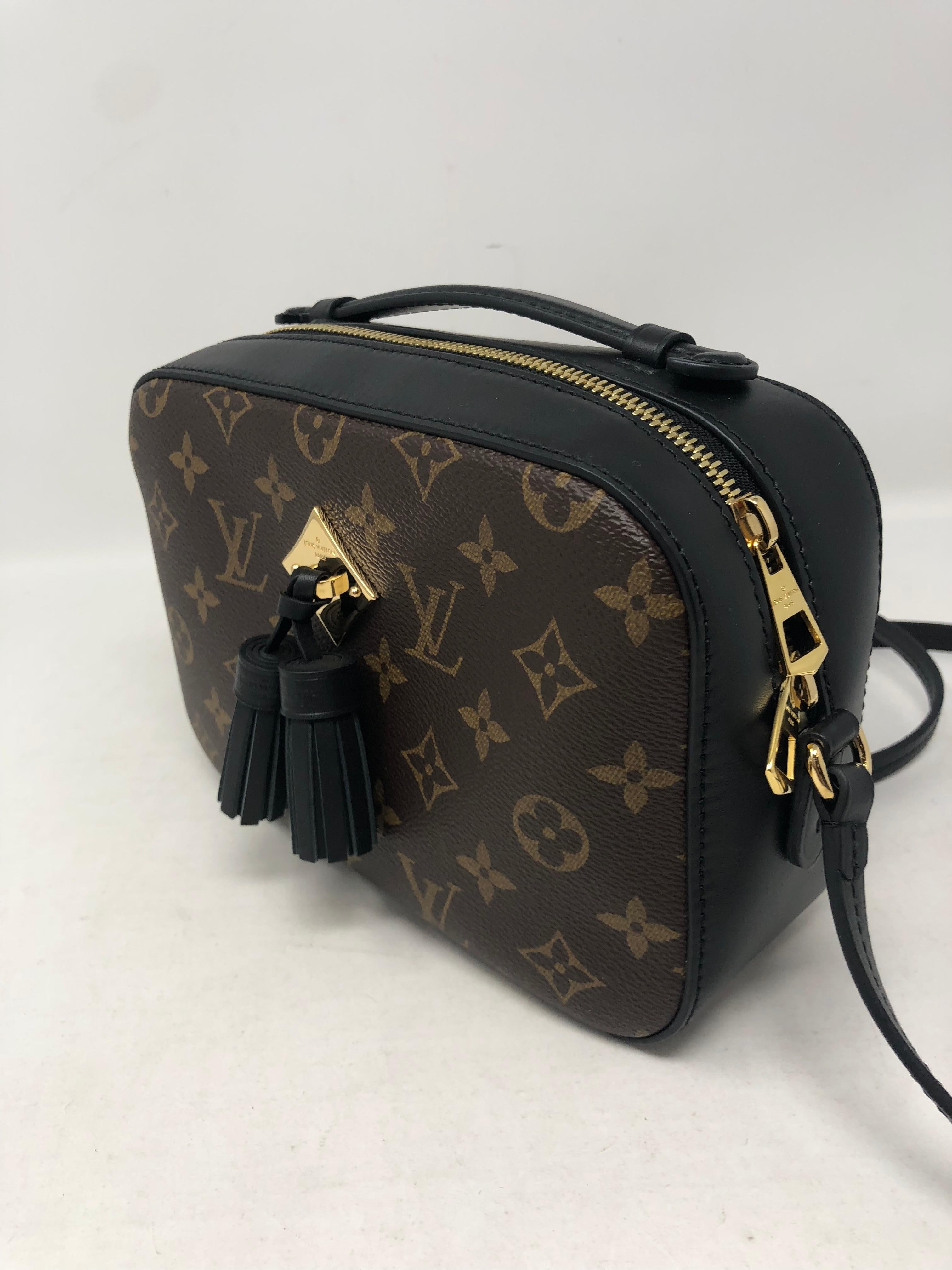 Louis Vuitton Saintonge Black and Monogram In New Condition In Athens, GA