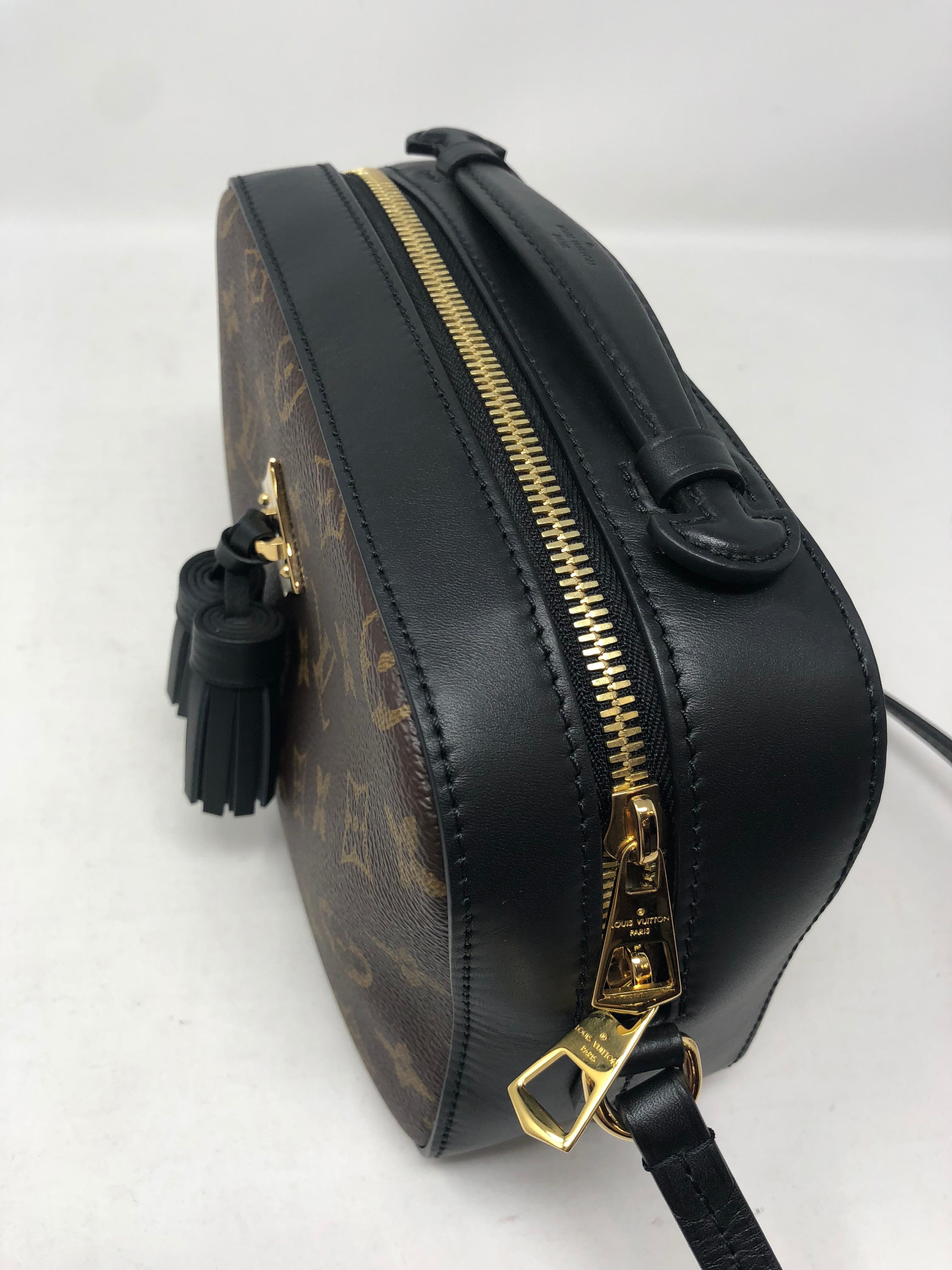 Louis Vuitton Saintonge Black and Monogram 2
