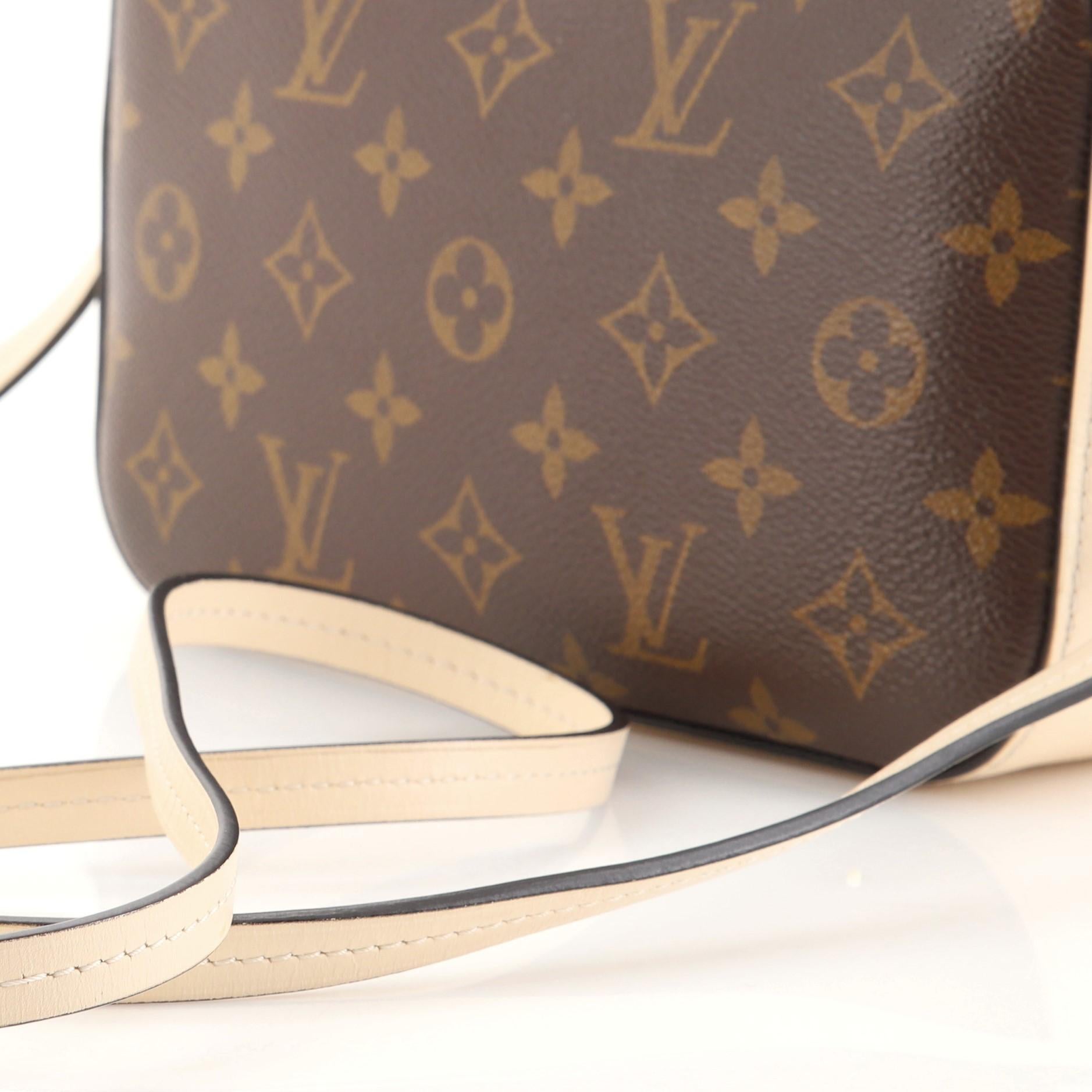 Louis Vuitton Saintonge Handbag Monogram Canvas with Leather 1