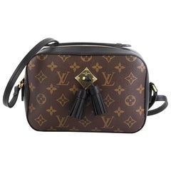 Louis Vuitton Saintonge Handbag Monogram Canvas with Leathe