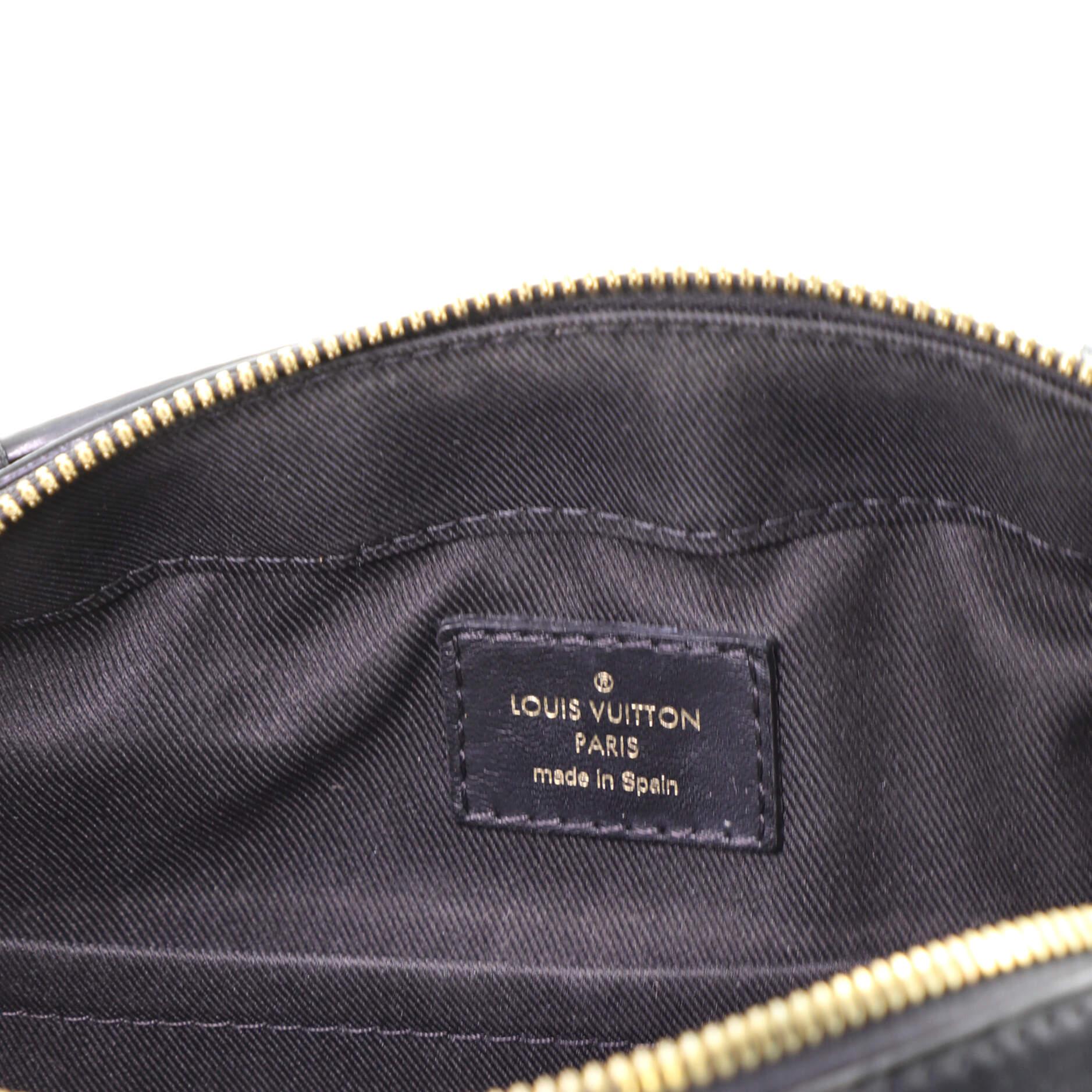 Louis Vuitton Saintonge Handbag Monogram Canvas with Leather 5