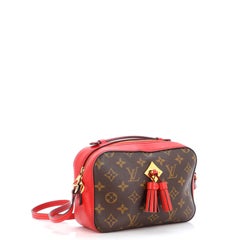 Louis Vuitton Saintonge Handbag Monogram Canvas with Leather