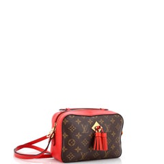Louis Vuitton Saintonge Handbag Monogram Canvas with Leather