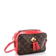 Louis Vuitton Saintonge Handbag Monogram Canvas with Leather