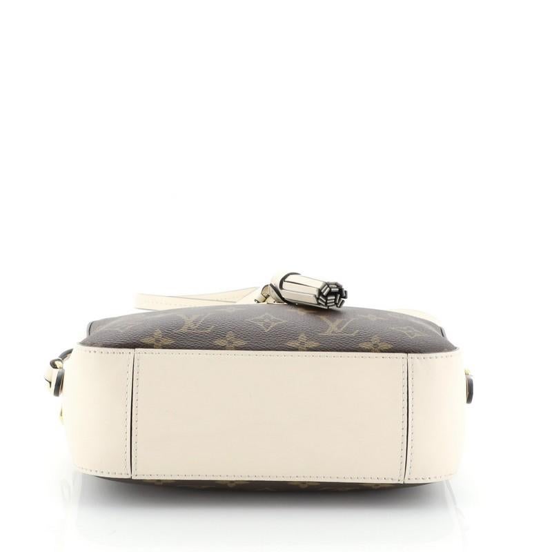 Louis Vuitton Saintonge Handbag Monogram Canvas With Leather In Good Condition In NY, NY