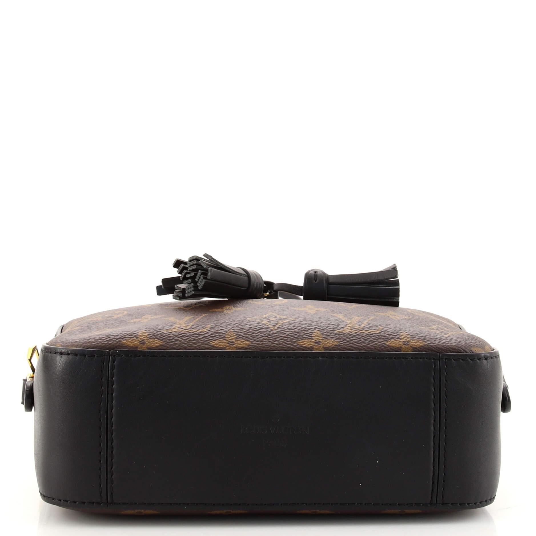Louis Vuitton Saintonge Handbag Monogram Canvas with Leather In Good Condition In NY, NY