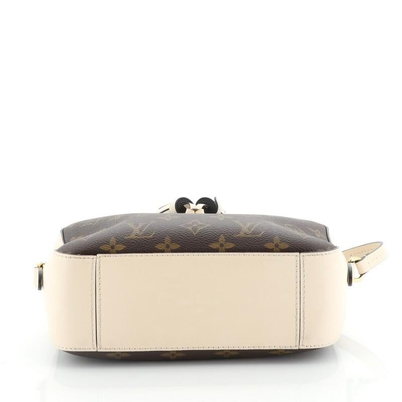 Louis Vuitton Saintonge Handbag Monogram Canvas With Leather In Good Condition In NY, NY