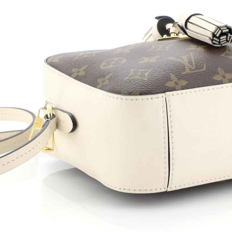Louis Vuitton Saintonge Handbag Monogram Canvas With Leather 1