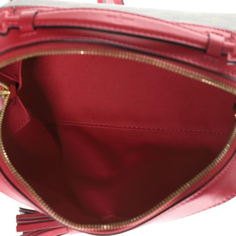 Louis Vuitton Saintonge Handbag Monogram Canvas with Leather 1