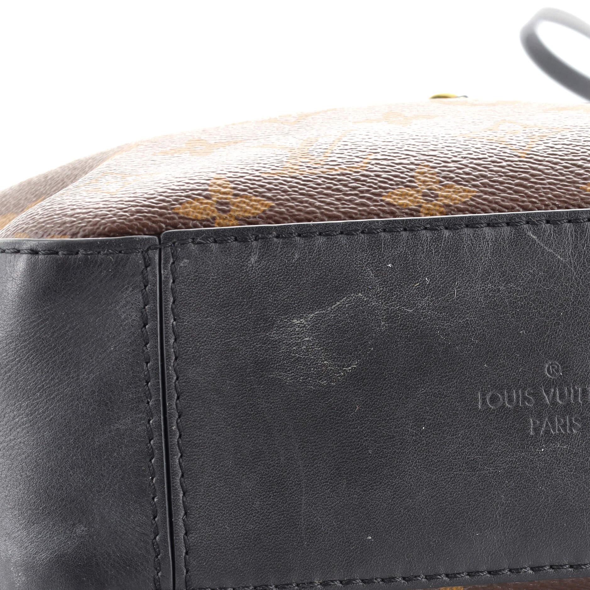Women's or Men's Louis Vuitton Saintonge Handbag Monogram Canvas with Leather