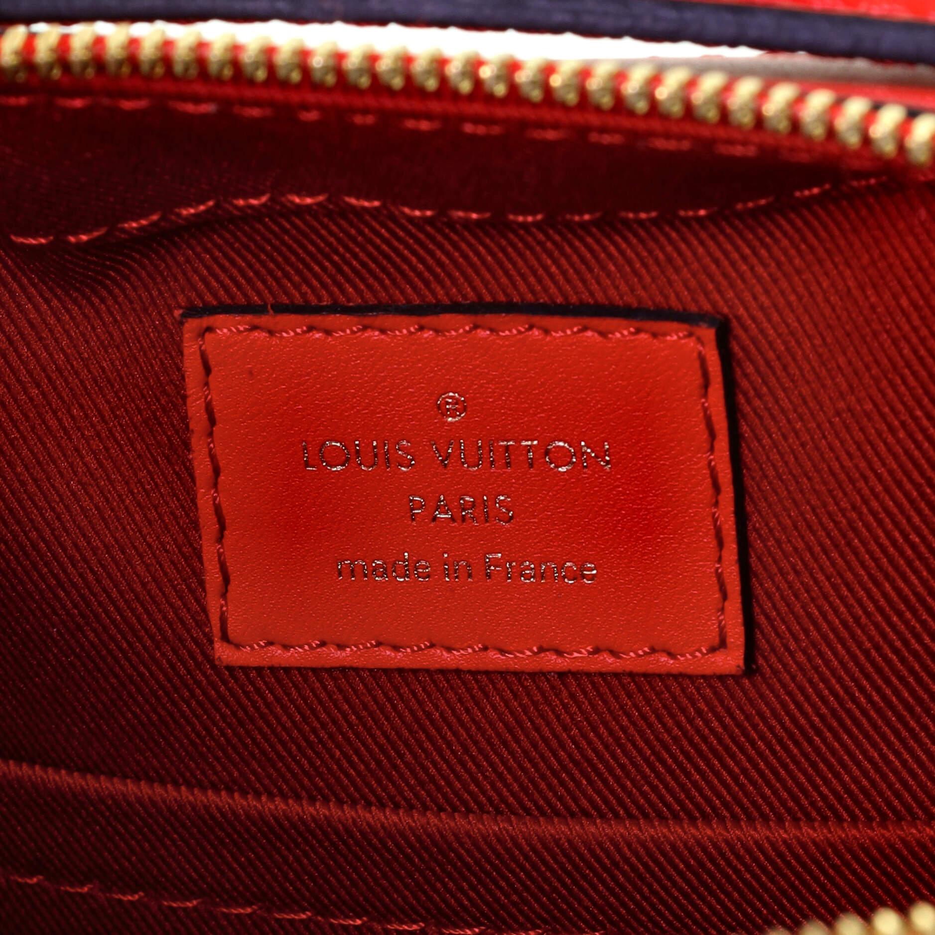 Women's or Men's Louis Vuitton Saintonge Handbag Monogram Canvas with Leather