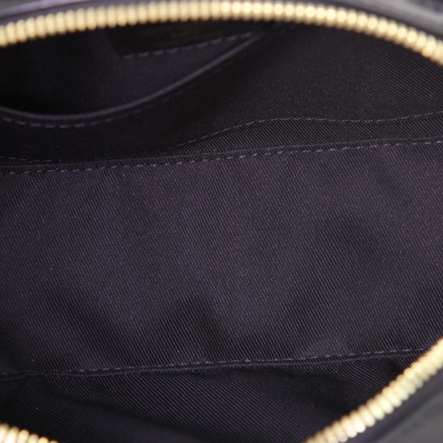 Black Louis Vuitton Saintonge Handbag Monogram Canvas with Leather