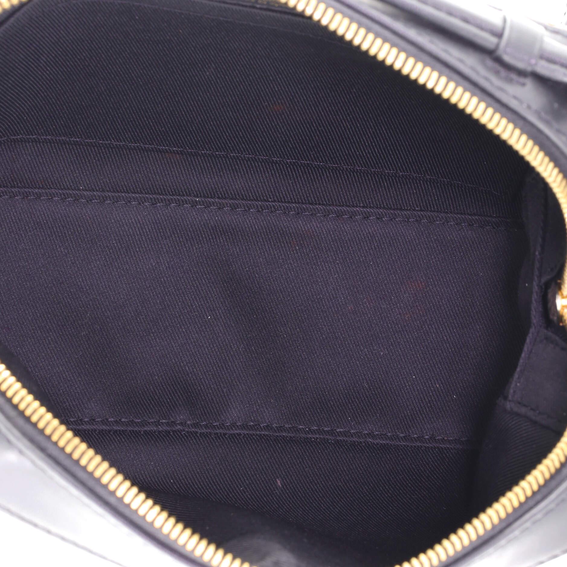 Black Louis Vuitton Saintonge Handbag Monogram Canvas with Leather