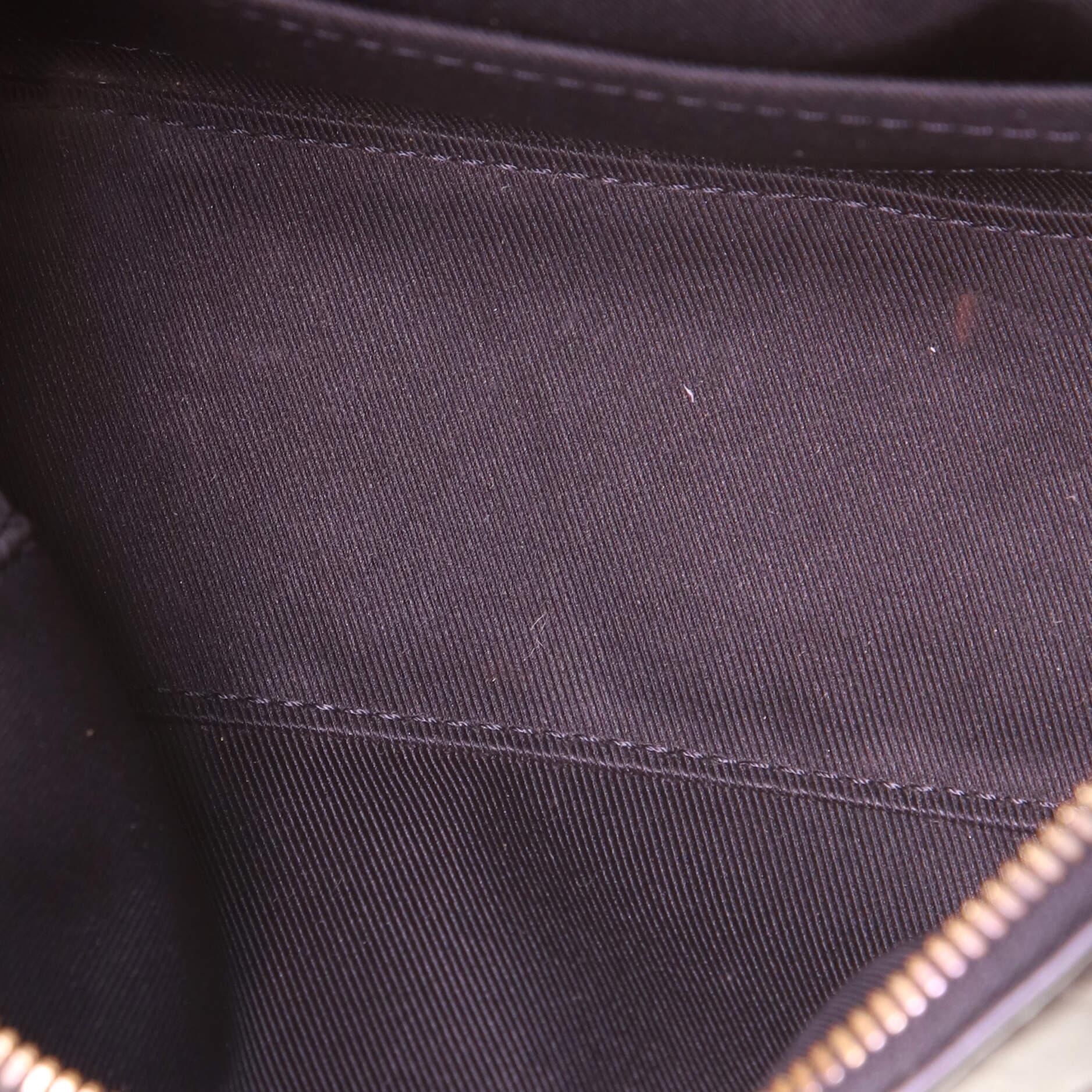 Women's or Men's Louis Vuitton Saintonge Handbag Monogram Canvas with Leather
