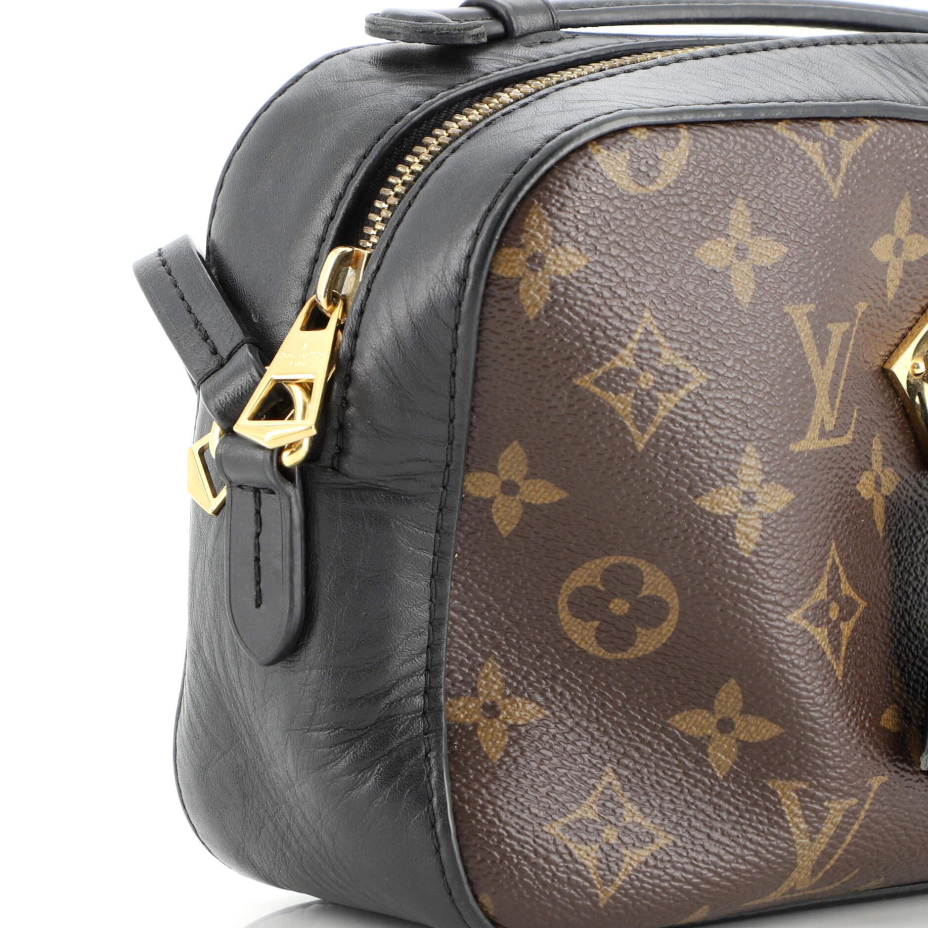 Louis Vuitton Saintonge Handbag Monogram Canvas with Leather 1