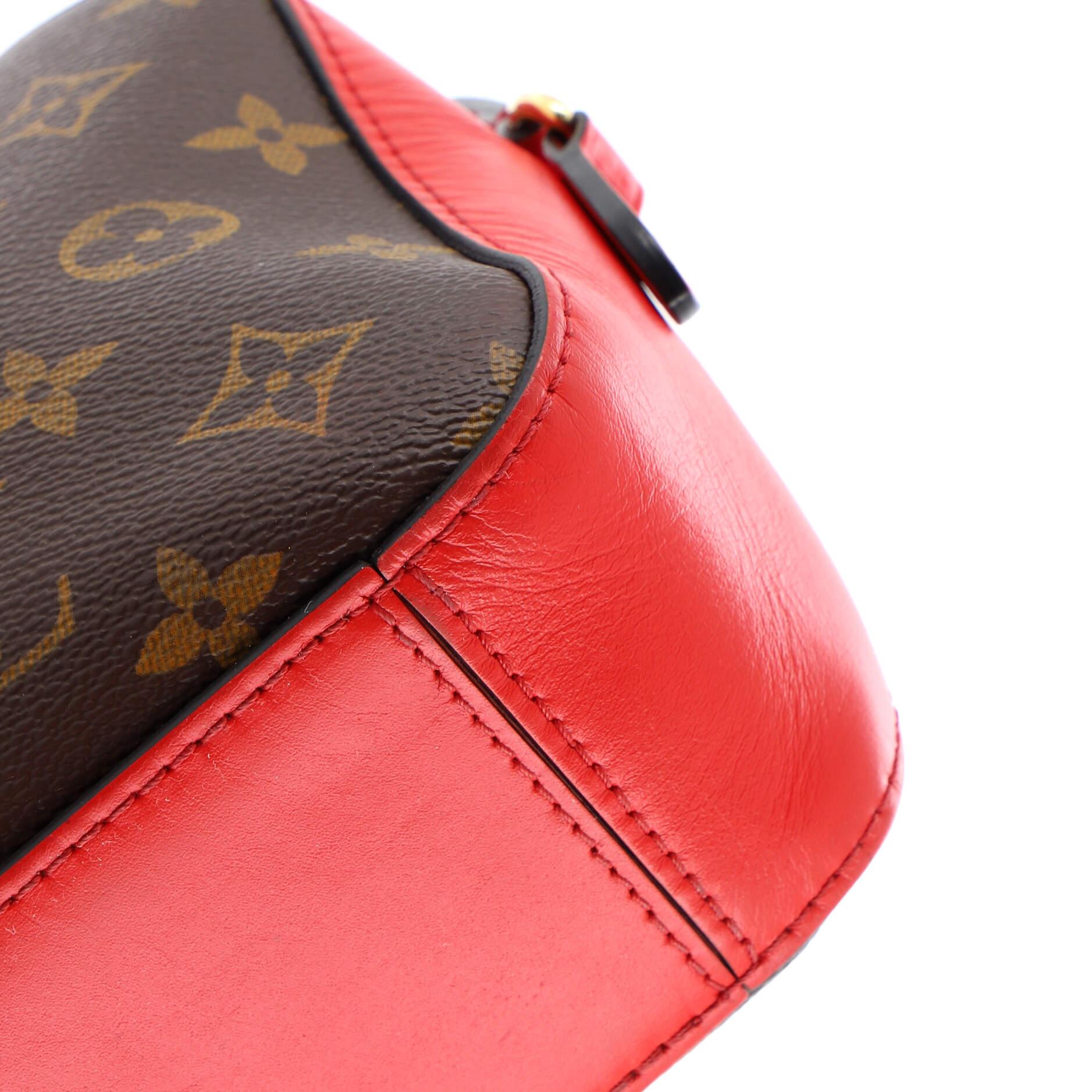 Louis Vuitton Saintonge Handbag Monogram Canvas with Leather For Sale 2