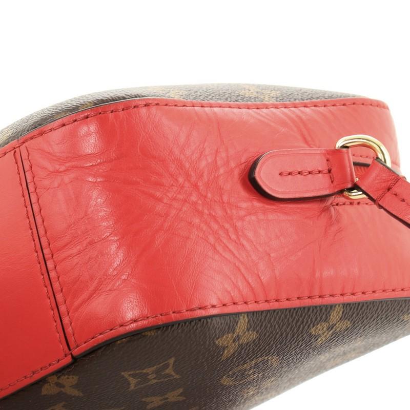 Louis Vuitton Saintonge Handbag Monogram Canvas With Leather 2