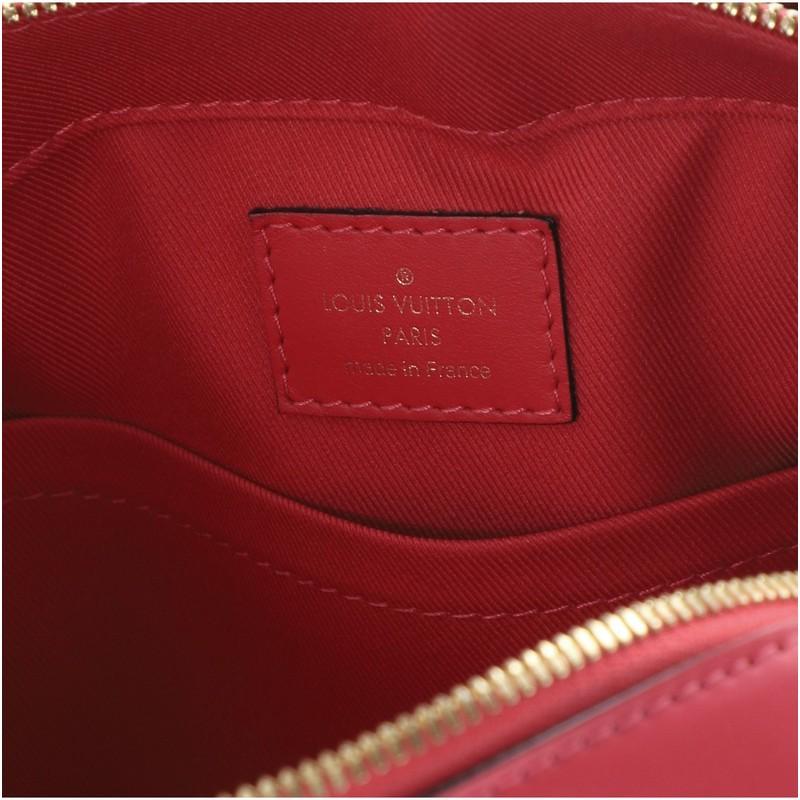 Louis Vuitton Saintonge Handbag Monogram Canvas with Leather 2