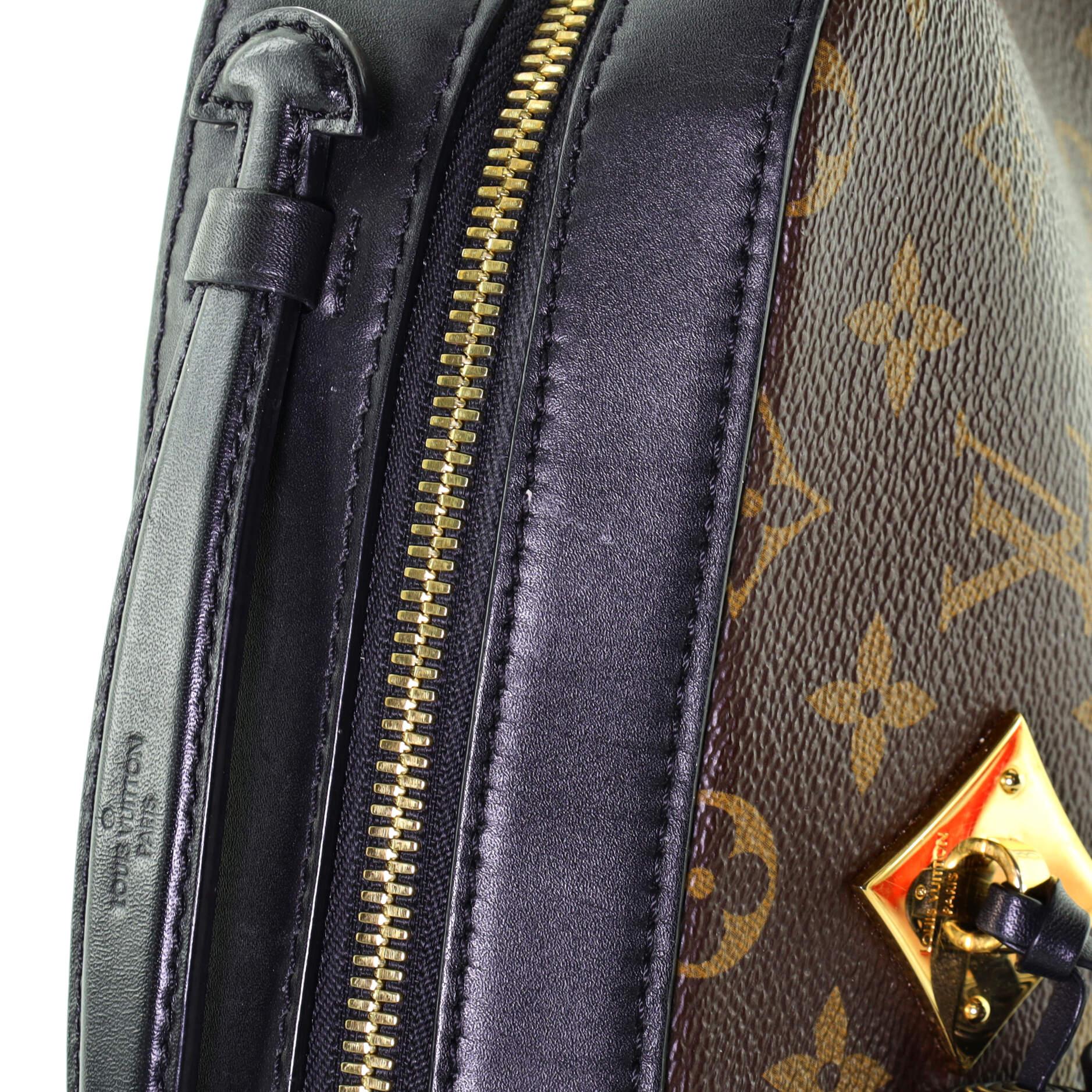 Louis Vuitton Saintonge Handbag Monogram Canvas with Leather In Good Condition In NY, NY