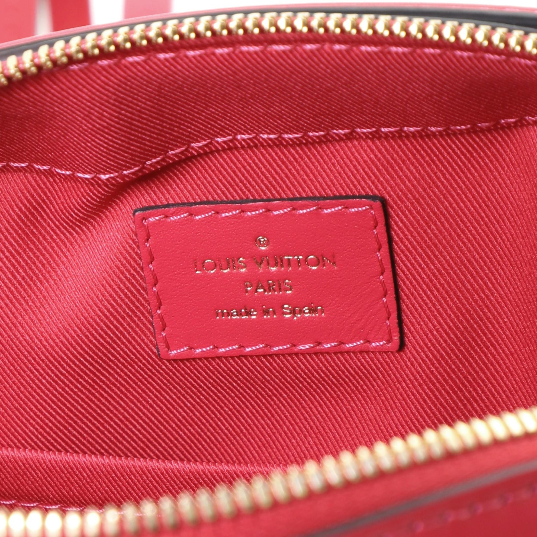 Louis Vuitton Saintonge Handbag Monogram Canvas with Leather 1