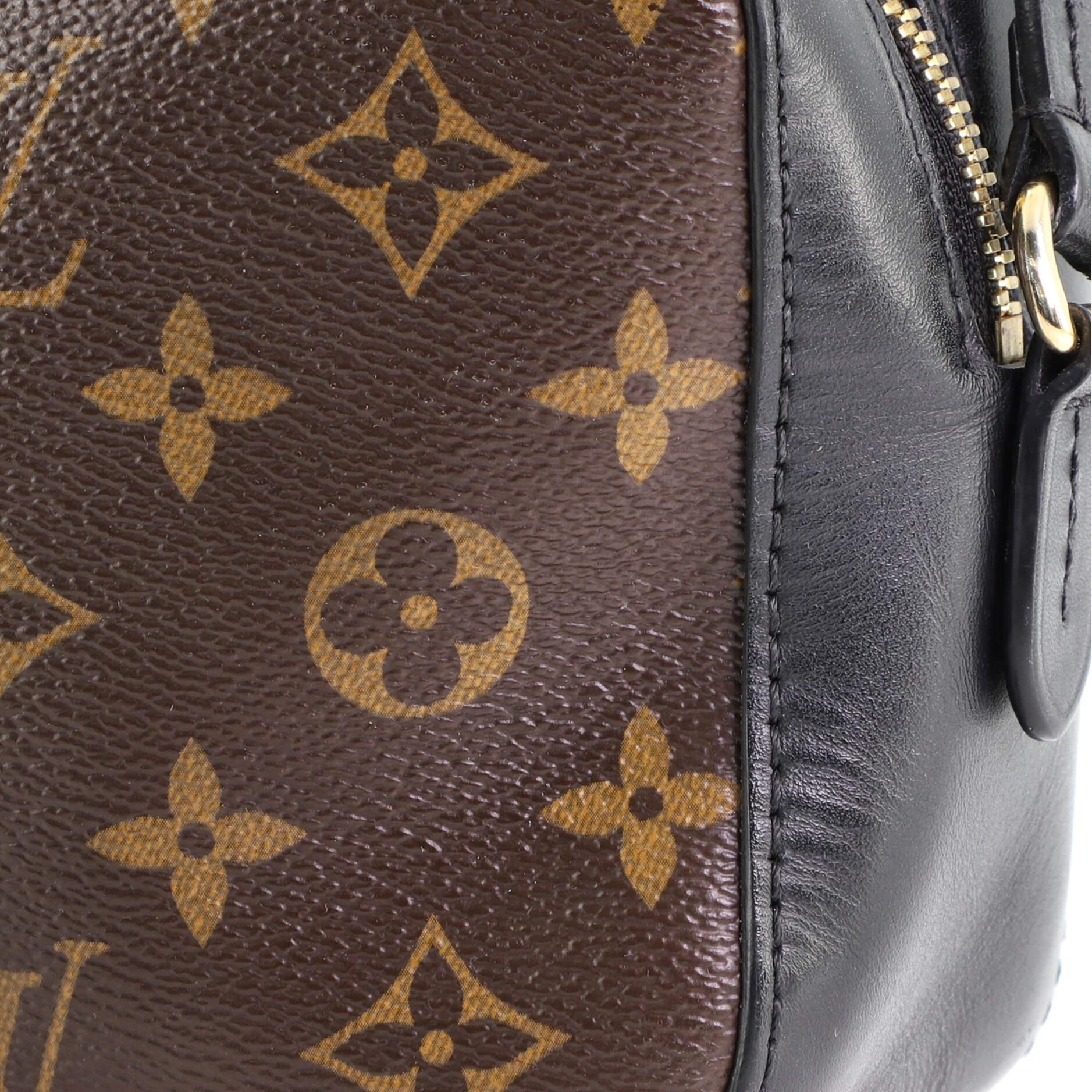 Louis Vuitton Saintonge Handbag Monogram Canvas with Leather 2
