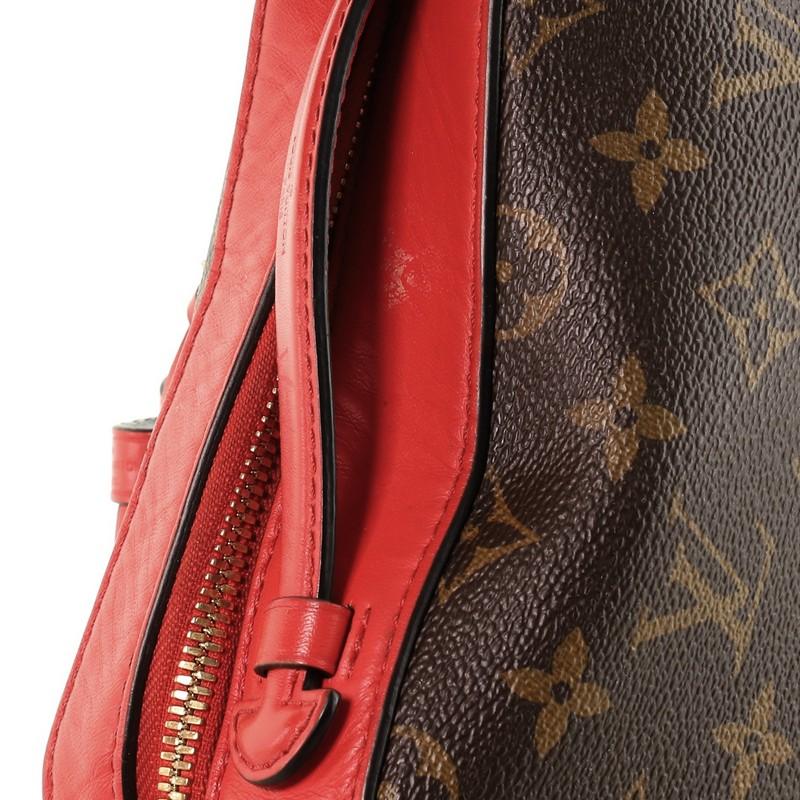 Louis Vuitton Saintonge Handbag Monogram Canvas With Leather 3