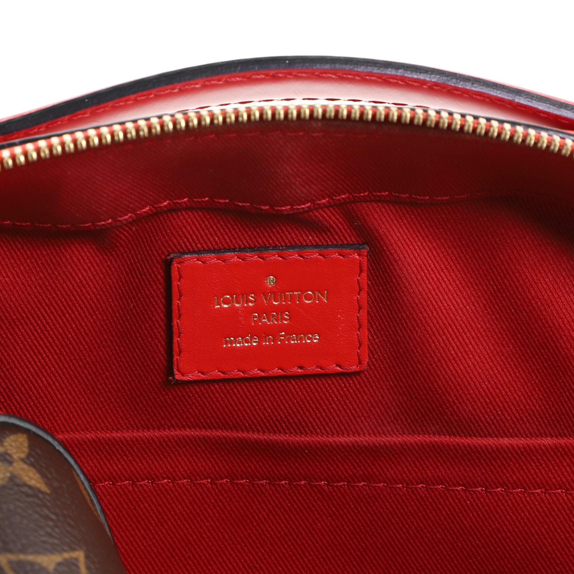 Women's or Men's Louis Vuitton Saintonge Handbag Monogram Canvas with Leather