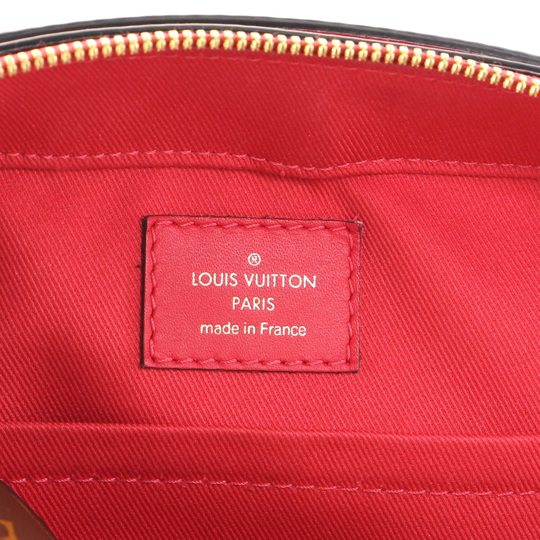 Louis Vuitton Saintonge Handbag Monogram Canvas with Leather 1