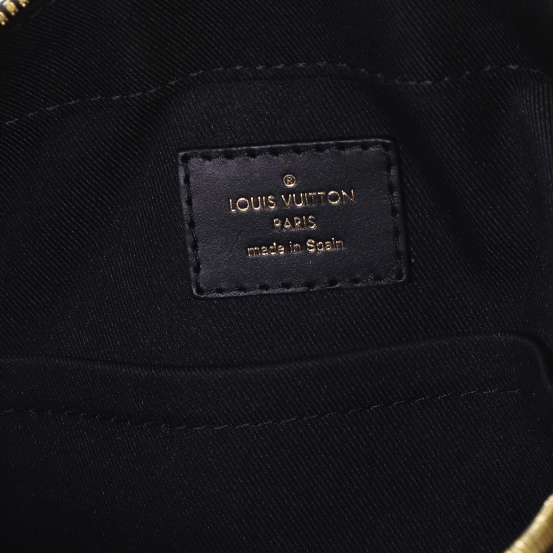 Louis Vuitton Saintonge Handbag Monogram Canvas with Leather 3