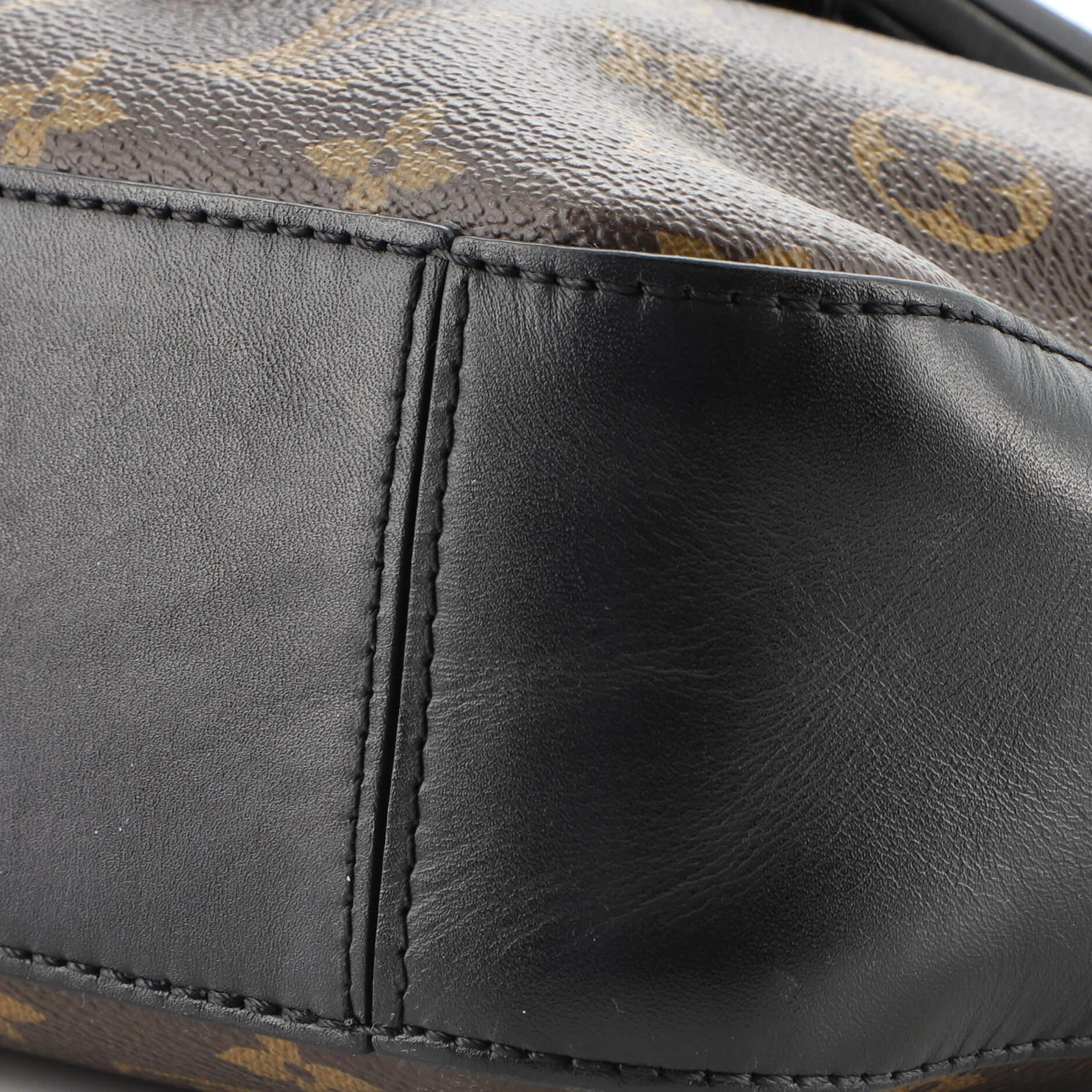 Louis Vuitton Saintonge Handbag Monogram Canvas with Leather 3