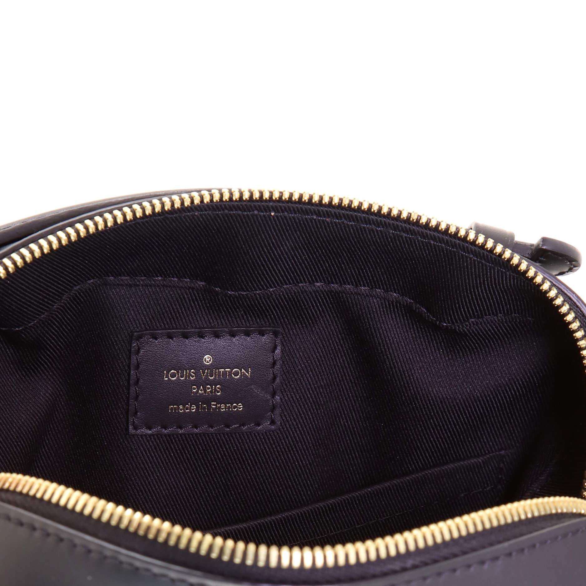 Louis Vuitton Saintonge Handbag Monogram Canvas with Leather 3