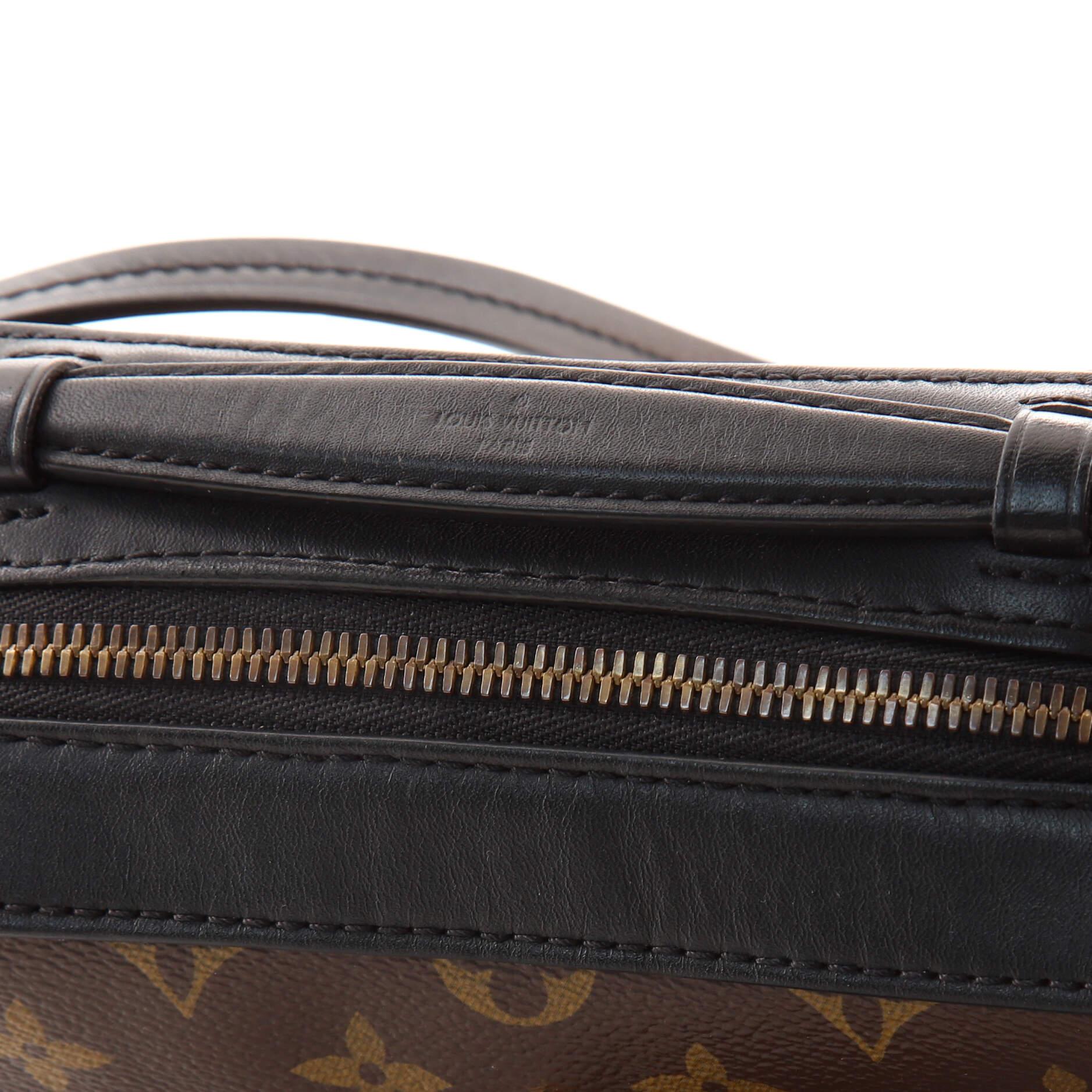 Louis Vuitton Saintonge Handbag Monogram Canvas with Leather 2