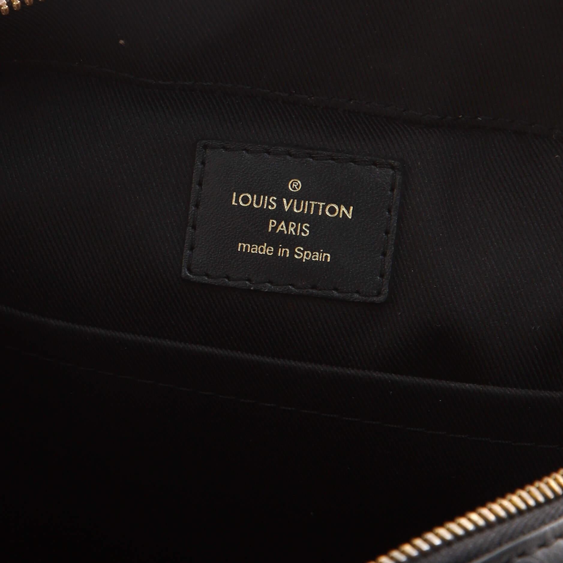 Louis Vuitton Saintonge Handbag Monogram Canvas with Leather 3